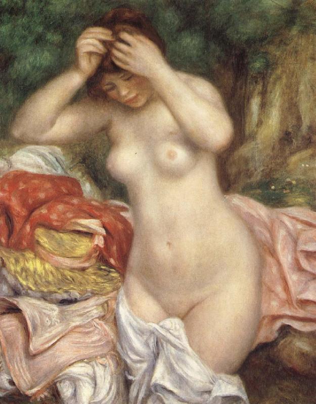 Pierre-Auguste Renoir Bathing girl who sat up haret